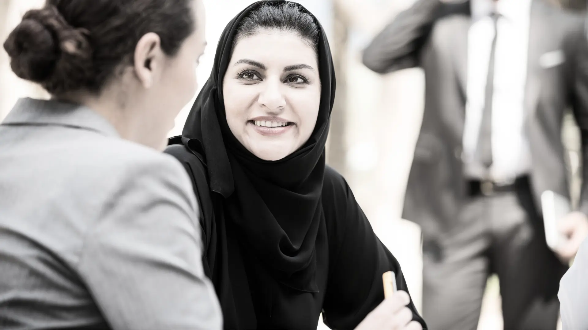 UAE compliance professionals discussing a GRC strategy roadmap.